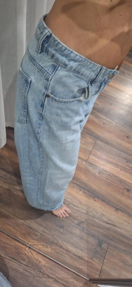 Široke rifle baggy zara vel 40/42, zara,40