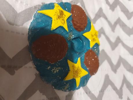 Vianočný svietnik - hand made - 7 cm, 