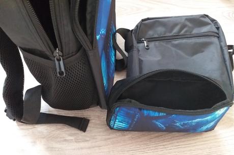 Nový chlapčenský školský batoh/sada godzilla,