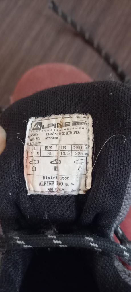 Turistické topánky, alpine pro,31
