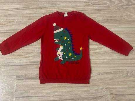 Vianočný svetrik, h&m,98