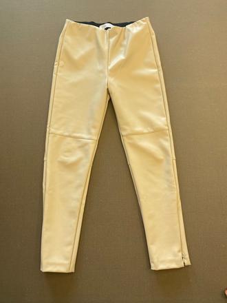 Koženkové nohavice nové, zara,128