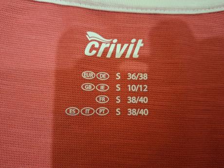 Tričko (veľkosť 36/38), crivit,s