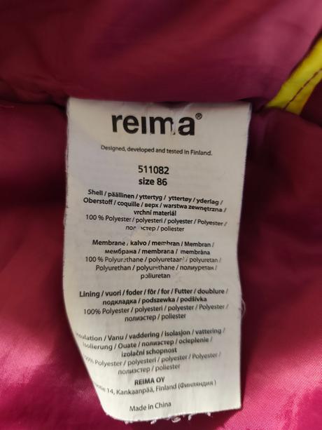 Zimná bunda, reima,86