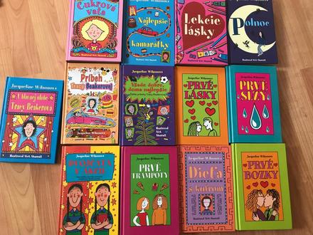 Knihy jacqueline wilsonova-top stav,