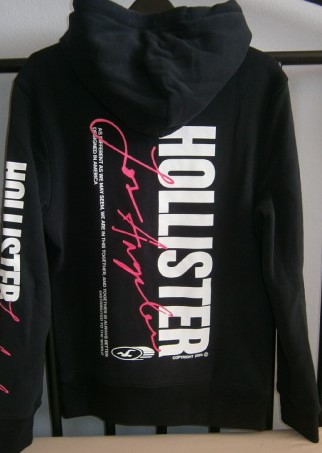 Unisex mikina hollister-graphics- vel. xs/s, hollister,xs