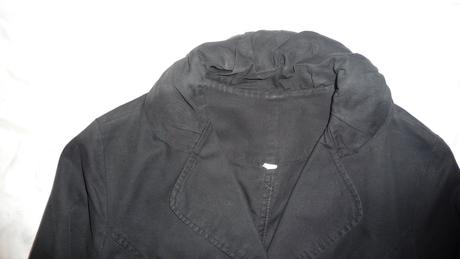 Sako s nafúknutým golierom, s