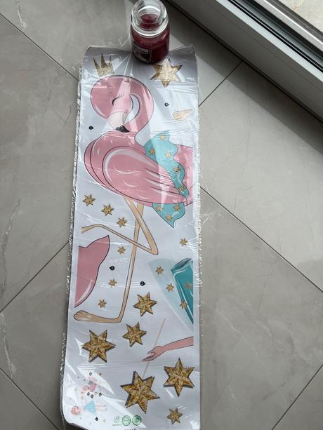 Krásna veľká nálepka na stenu do izbičky, 