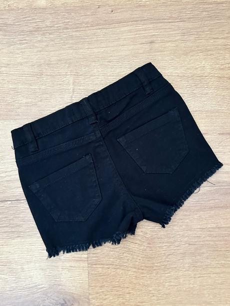 Čierne riflove kraťasy, reserved,116