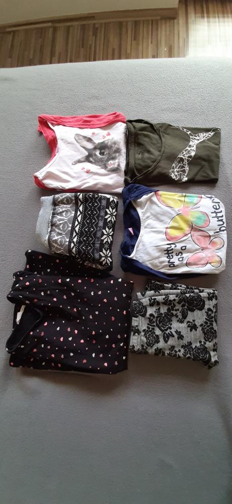 Balíček oblečenia, 122–134