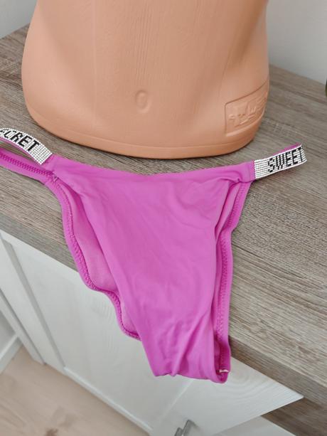 Plavky ružovo fialové krásne - m košíky 75-80 b, m