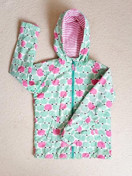 Prechodná bunda s kapucňou, mini boden,152