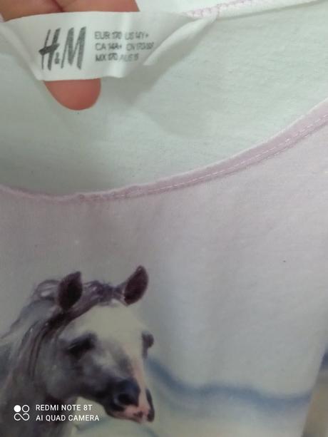 Koníkové tricko, h&m,170