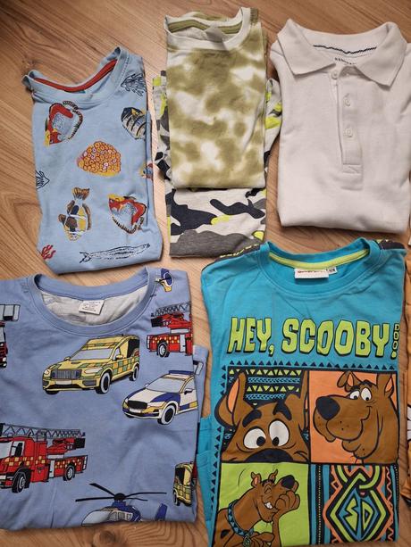 Tricka kratky rukav 122 - 128, reserved,122