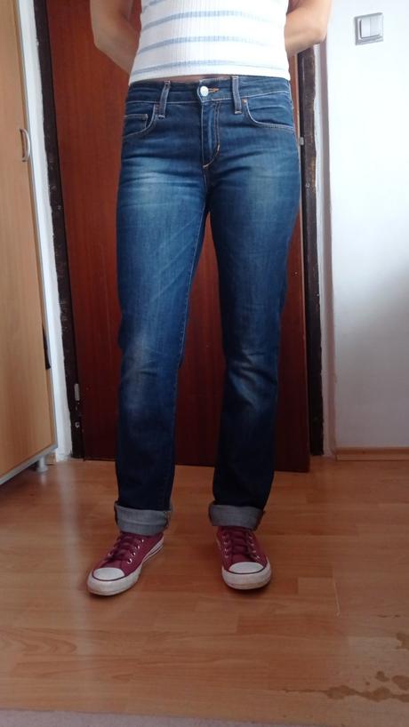 Rifle rovného strihu, hm, veľkosť 28, h&m,m