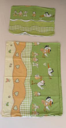 Detske obliecky bociany - 100x135cm, šírka (cm): 100,dĺžka (cm): 135