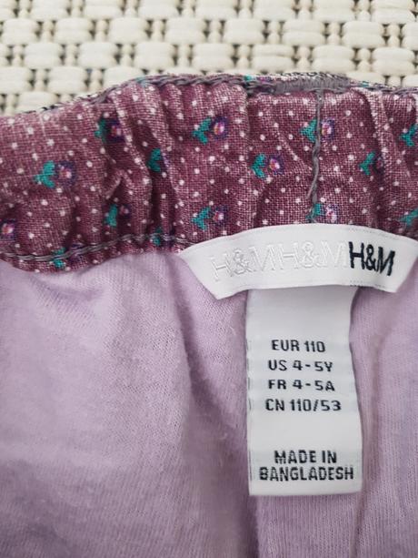 Oteplene nohavice 4.50e, h&m,110