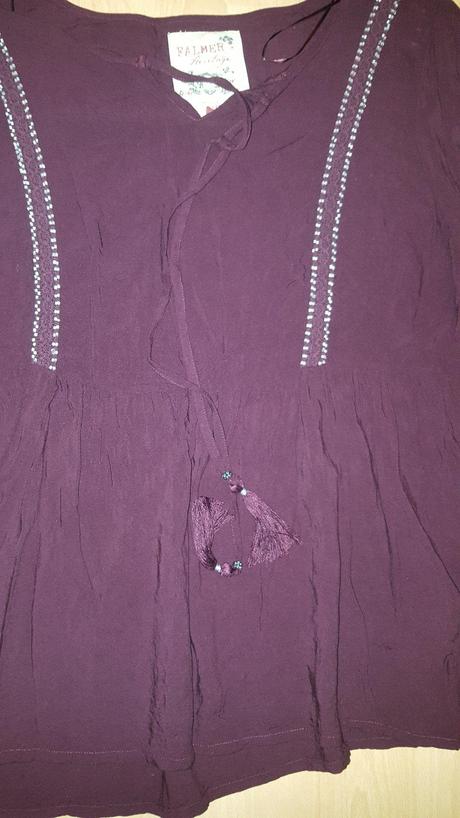 Bordová tunika vel. 46, 46