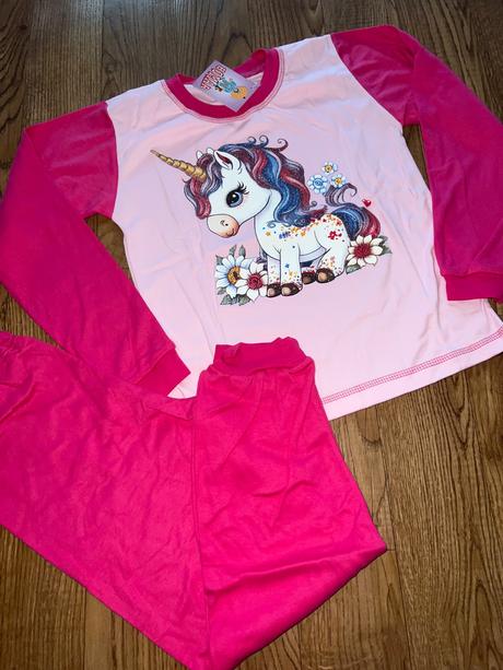 Tenke pyzamo jednorozec, 128