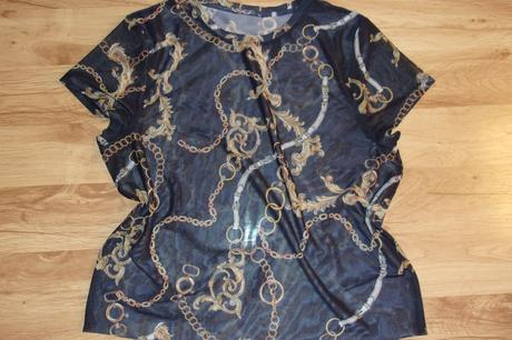 Ľahké tričko, bershka,l