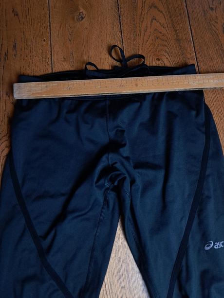 Asics čierne bežecké legíny, asics,m