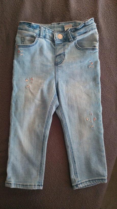 Riflíky s hviezdičkami, h&m,86