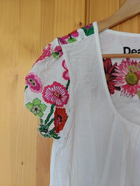 Desigual originál vyšívané letne minišaty, desigual,m