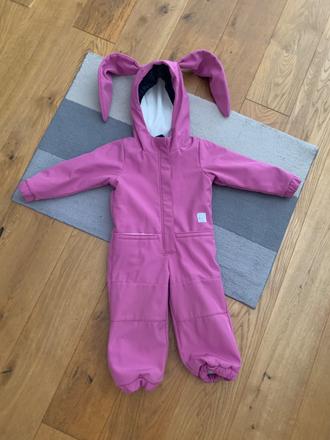 Little people zimná softshellová kombinéza zajko 8, little people,92