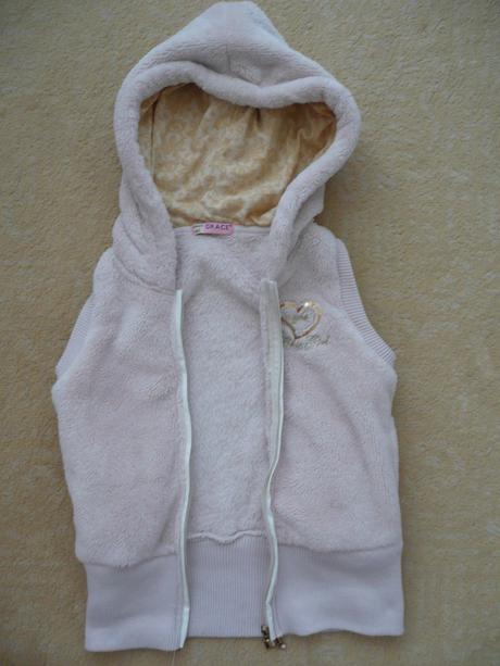 Teplá vestička s kapuckou,, 140