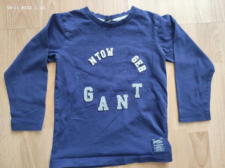 Tričko dlhý rukáv pre chlapca, gant,104
