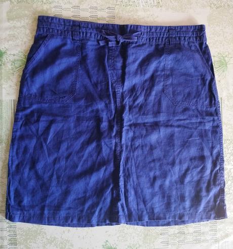 Dámska modrá sukňa, marks & spencer, marks & spencer,xl