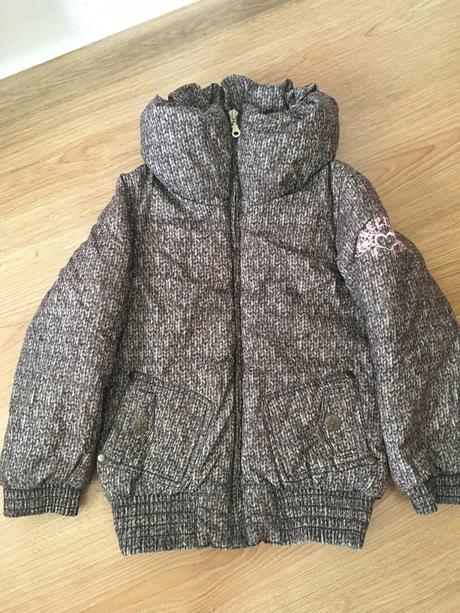 Bunda krásna tepla pre dievča, 128