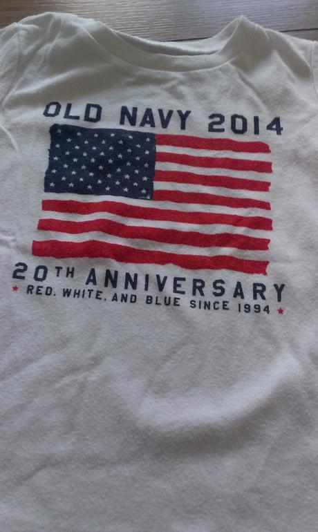 Tričko s americkou vlajkou, old navy,92