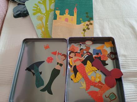 Magnetické figúrky morské panny,