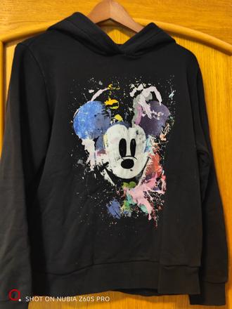 Desigual original mickey pecková jedinečná mikina, desigual,m