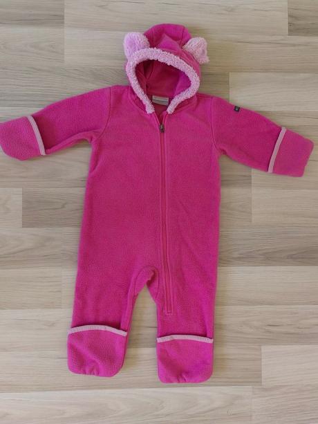 Krásny, teplučký overal columbia s uškami, columbia,80