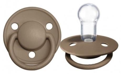 Bibs cumlík silikónový de lux dark oak 0-36m, 1ks, bibs