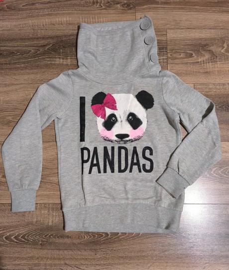 Mikina s motívom pandy 146/152, 152