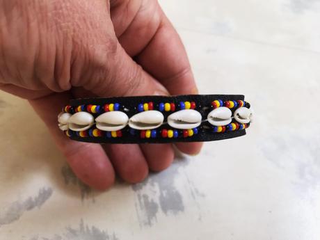 Kožený náramok reggae jamajka, 