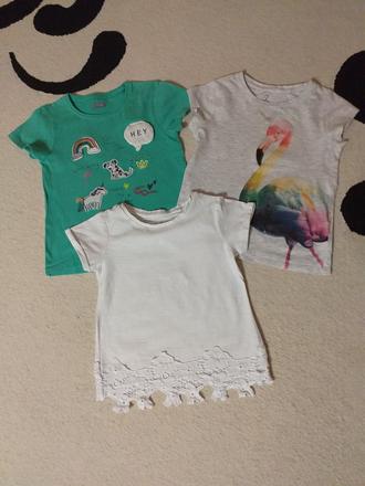 3x tričko next na leto, next,110