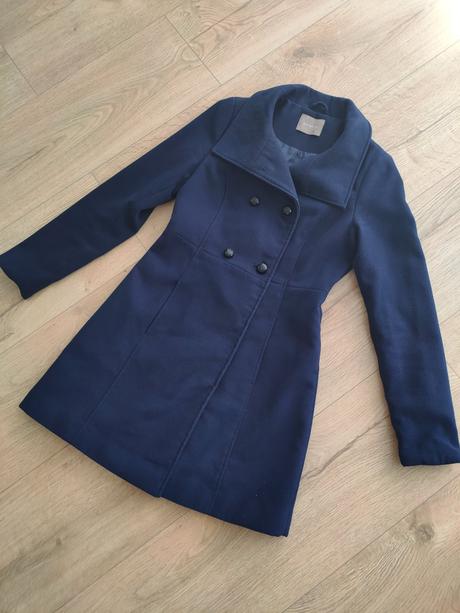 Tmavomodrý zimný kabát orsay, veľ. 36, orsay,36