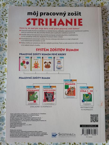 Môj pracovný zošit strihanie, 