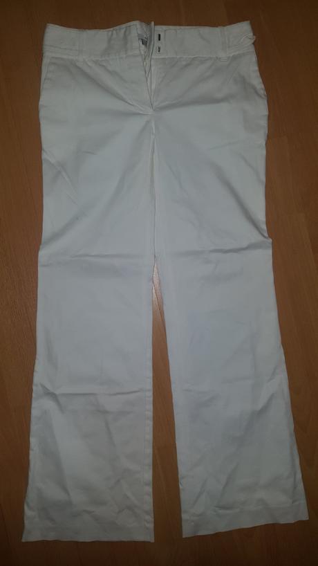 Biele nohavice, zara,38