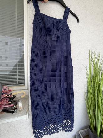 Uzasne modre saty styl dolce spolocenske elegantne, s