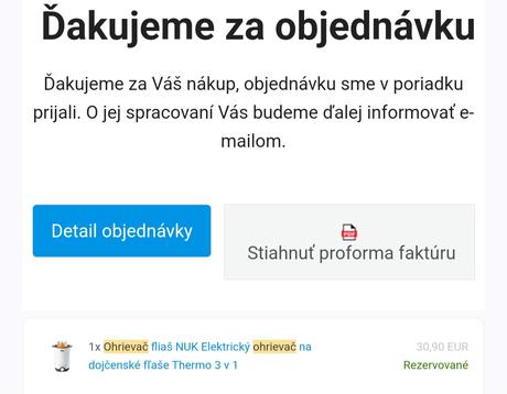 Elektrický ohrievač na dojčenské fľaše a stravu, nuk