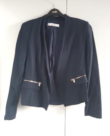 Mango tmavomodré krátke sako, mango,s