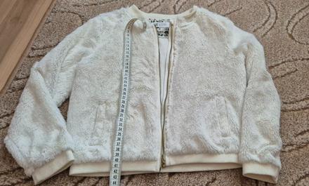 Chlpatá mikinka/bundička, h&m,122