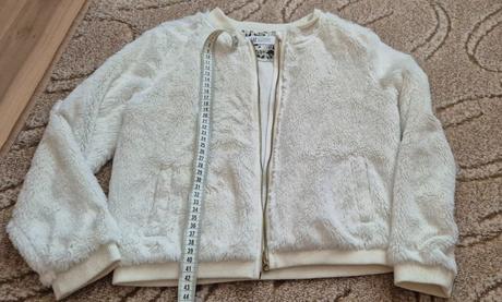Chlpatá mikinka/bundička, h&m,122