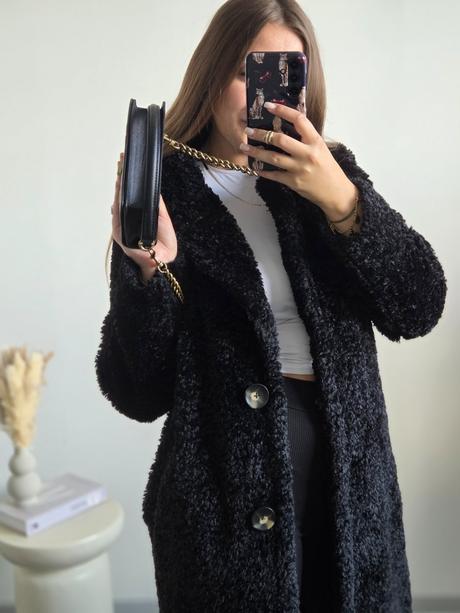 Čierny kabátik 38, f&f,38