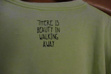 Oui original, krasna neonkovo zltozelena mikina, l